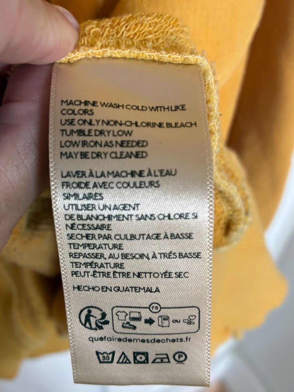 Free People yellow Camden sweatshirt - Picture 5 of 6
